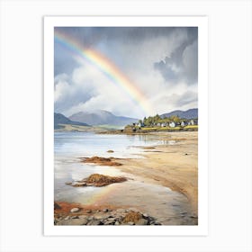 Rainbow Over Scotland 2 Art Print