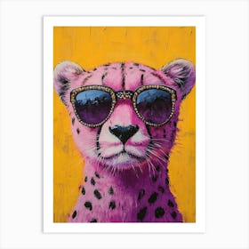 Cheetah In Sunglasses 4 Poster