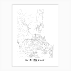 Sunshine Coast Art Print