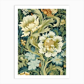 Floral Wallpaper 83 Art Print