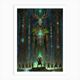 Twilight Forest Art Print