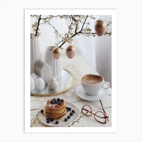 Easter Table Decor 1 Art Print