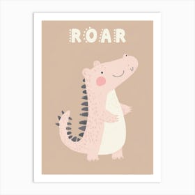 Roar nursery wall art Art Print