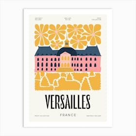 Versailles France Travel Matisse Style Art Print