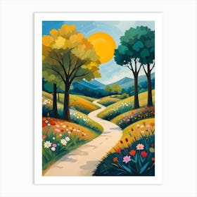 Path In The Woods 2 Art Print