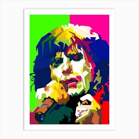 David Coverdale Whitesnake Singer Pop Art Wpap Art Print