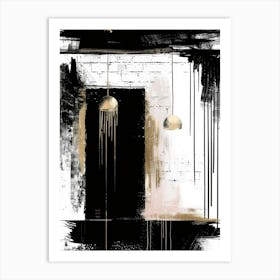 Black And Gold Canvas Print 18 Art Print