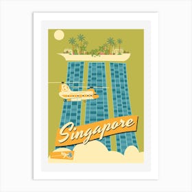 Fly Aeromundo Singapore 1 Art Print