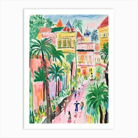 Manila, Dreamy Storybook Illustration 3 Art Print