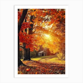 Autumn Leaves 9 Art Print