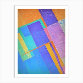 Abstract Painting Colorful geometric Art Print