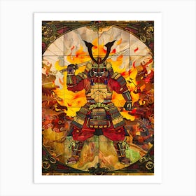 Samurai Warrior 5 Art Print