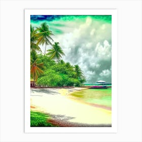Phu Quoc Island Vietnam Soft Colours Tropical Destination Art Print
