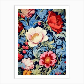 Floral Pattern 74 Art Print