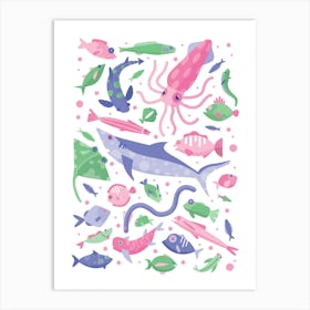 Sea life Print Art Print
