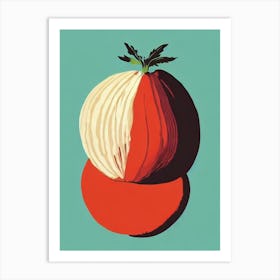 Celeriac Bold Graphic vegetable Art Print