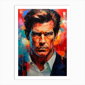 Pierce Brosnan (3) Art Print