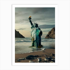 Statue Of Liberty Day After Art Print