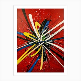 Splatter Painting 30 Art Print