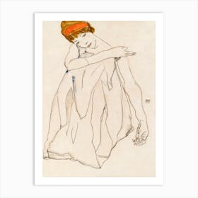 Dancer (1913) By Egon Schiele, Egon Schiele Art Print