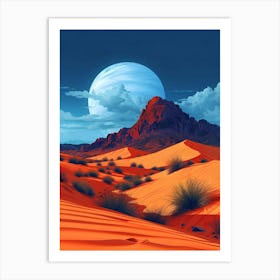 Desert Landscape 2 Art Print