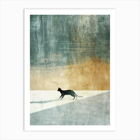 Shadow Of A Cat Art Print