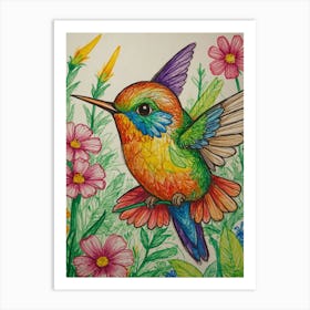 Hummingbird 46 Art Print