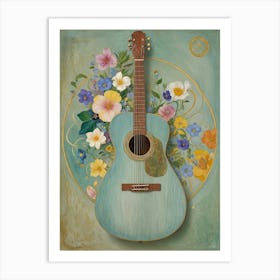 Acoustic Guitar Art Print