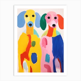 Colourful Kids Animal Art Sheep Art Print