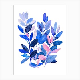 Watercolor Leaves 6 Art Print