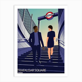 Trafalgar Square London Art Print