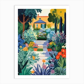 Garden In France Art Print