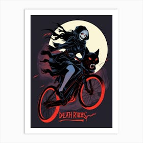 Death Rides Art Print