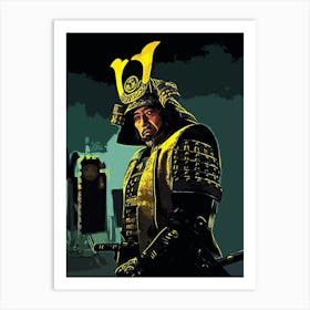 Samurai Warrior shogun Art Print