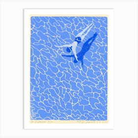 'Swimming' 4 Art Print