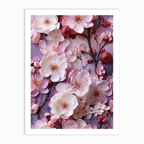 Beautiful Sakura Cherry Blossom 7 Art Print