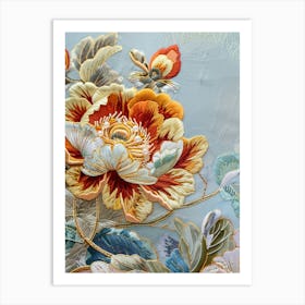 Chinese Embroidery 53 Art Print