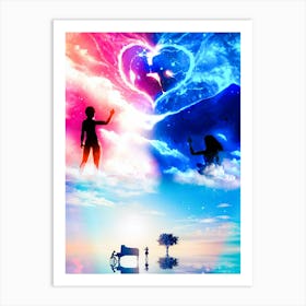 Love And Happiness Art Print