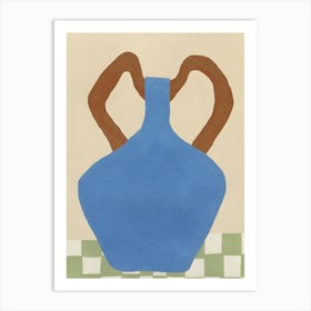 'Blue Vase' 1 Art Print