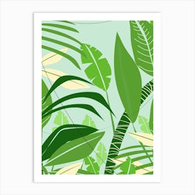 Tropical Leaves Poster