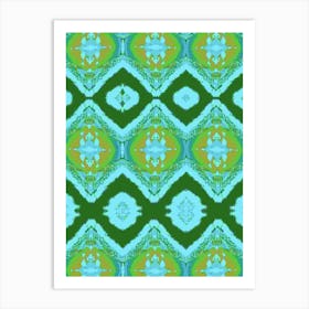 Abstract Kaleidoscope 1 Art Print