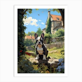 A French Bulldog's Afternoon Watch Art Print