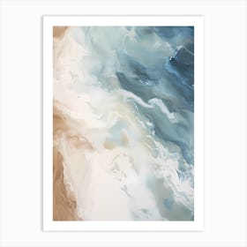 Abstract Of The Ocean Art Print