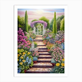 Garden Path 1 Art Print