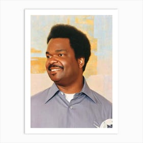 Craig Robinson Retro Collage Movies Art Print