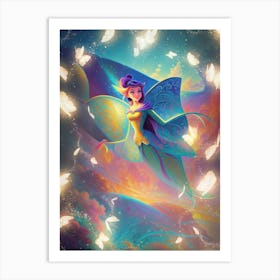 Fairy In The Sky 1 Art Print