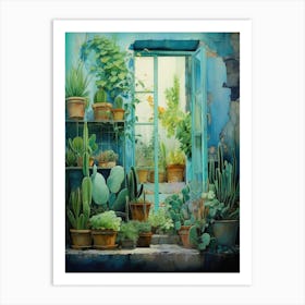 Cactus Garden 5 Art Print