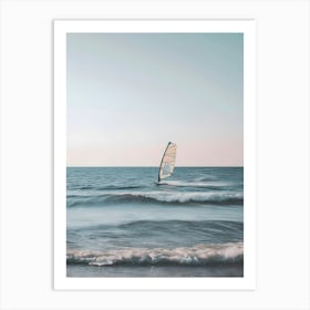 Sailboat On The Ocean 1 Art Print