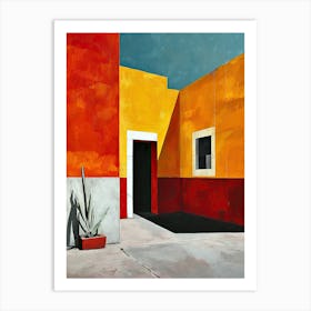 Puebla Panache: Colonial Charm in Puebla, Mexico Art Print