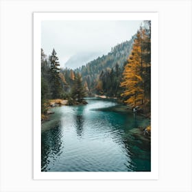 Autumn In The Mountains Art Print